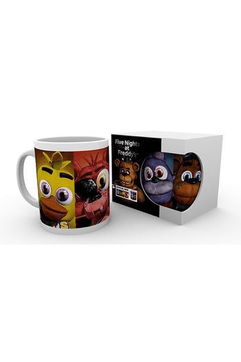 Five Nights At Freddy S - Mug - 320 Ml - Faces - Subli - Box - slika proizvoda