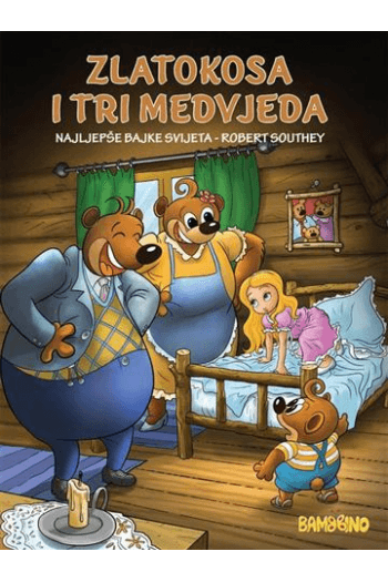 Mala Slikovnica - Zlatokosa i tri medvjeda - naslovnica
