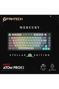 Tipkovnica gaming žična mehanička Fantech Atom PRO 83 red SW.MK913 Mercury