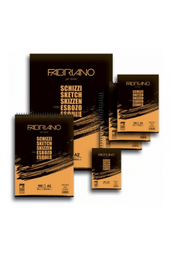 Blok Fabriano schizzi 14,8x21 (A5) 90g 60L 57714821 - slika proizvoda