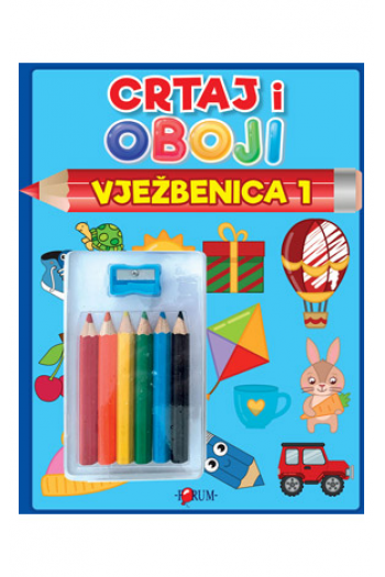 Crtaj i oboji - Vježbenica 1-4 - naslovnica