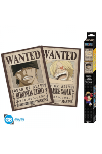 One Piece - Set 2 Posters Chibi 52X38 - Wanted Zoro & Sanji - slika proizvoda