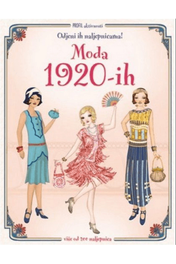 Moda 1920-ih - odjeni ih naljepnicama - naslovnica