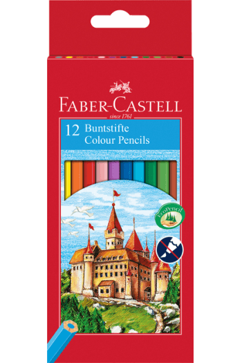Boje drvene 12 boja Faber Castell 120112 blister - slika proizvoda