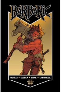 Barbaric Vol. 2: Axe to Grind (Strip) - naslovnica