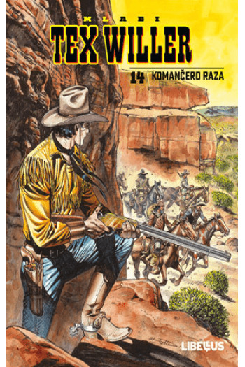 TW: Mladi Tex CB 14: Komančero Raza (Strip) - naslovnica