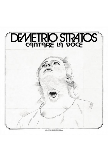 Demetrio Stratos - Cantare La Voce  (numbered white vinyl) LP - omot