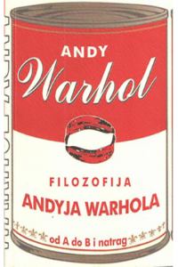 Filozofija Andyja Warhola - naslovnica