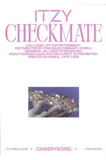 Itzy - Checkmate (Standard Edition) Chaeryeong Version CD - omot