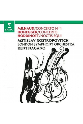 Rostropovich Mstislav - Milhaud & Honneger : Cello CD - omot