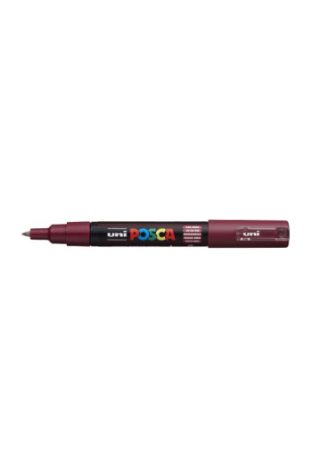 Marker Uni pc-1m Posca crveni_boja vina - slika proizvoda