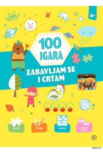100 Igara zabavljam se i crtam 4+ - naslovnica
