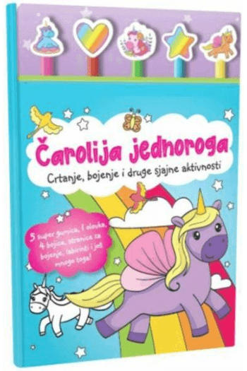 Nauči crtati - Čarolija jednoroga (Slikovnica) - naslovnica