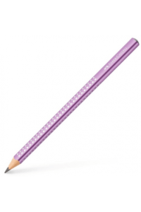 Olovka grafitna B Jumbo Sparkle metalic ljubičasta pk72 Faber castell 111672