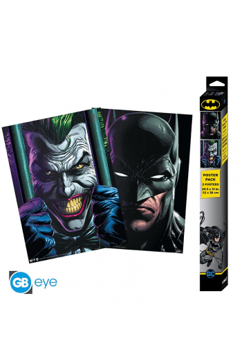 DC Comics - Set 2 Chibi Posters - Batman And Joker (52 x 38) - slika proizvoda