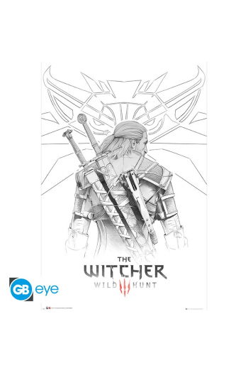 The Witcher - Geralt Sketch- Poster - slika proizvoda