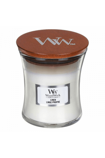 Svijeća Woodwick Classic Mini Linen - slika proizvoda