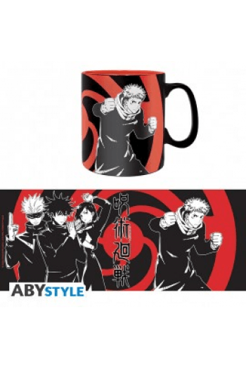 Jujutsu Kaisen - Mug - 460 ml - Group Black & White - With Box - slika proizvoda
