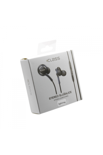 Hands free +class za Iphone 7,8,x,11,12,13,14 lightning crne - slika proizvoda