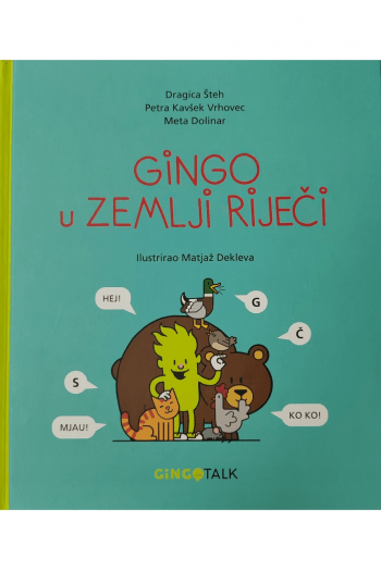 Gingo u zemlji riječi - Gingotalk (Slikovnica) - naslovnica
