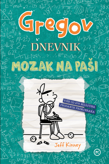 Gregov dnevnik 18: Mozak na paši - naslovnica