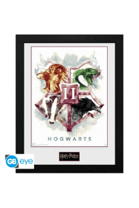 Harry Potter - Framed Print Hogwarts Water Colour (300) - slika proizvoda
