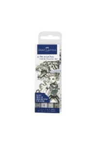 Flomaster Pitt artist Comic Shading pk4 Faber Castell 267195 sivi blister ~ 1/5