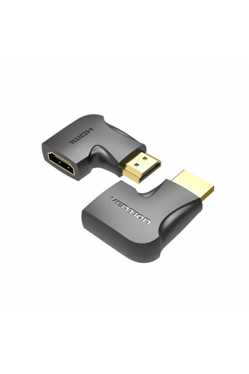 Adapter Hdmi Muški Na Hdmi Ženski Kutni Flat Vention 90 Aipb0 Crni - slika proizvoda