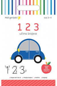 Mali genijalci - 123 učimo brojeve (Slikovnica) - naslovnica