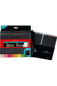 Boje drvene 50boja trokutaste Black Edition Faber Castell 116450 blister - slika proizvoda