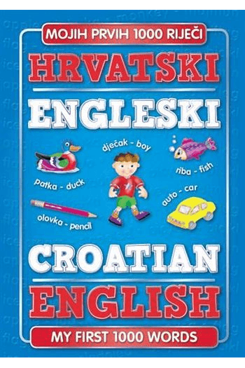 Mojih Prvih 1000 Riječi Plavi - naslovnica