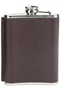 Leather Hip Flask 7OZ