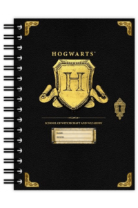 Blue Sky Harry Potter A5 Wiro Notebook - Hogwarts Shield