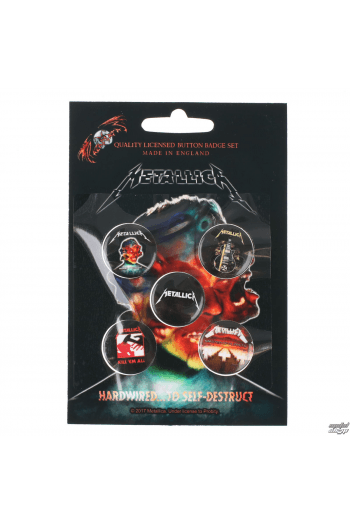 Black Sabbath - Red Devil bedževi set - slika proizvoda