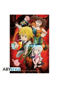 The Seven Deadly Sins Poster Characters (91.5x61cm) - slika proizvoda