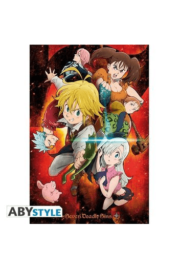 The Seven Deadly Sins Poster Characters (91.5x61cm) - slika proizvoda