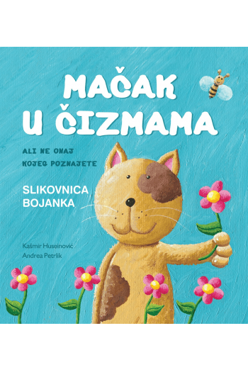 Mačak u čizmama bojanka - naslovnica