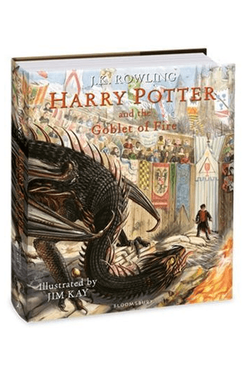 Harry Potter and the Goblet of Fire Illustrated Edition HB - naslovnica