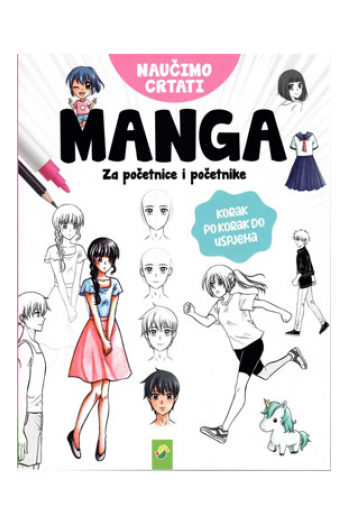 Manga - naučimo crtati - naslovnica