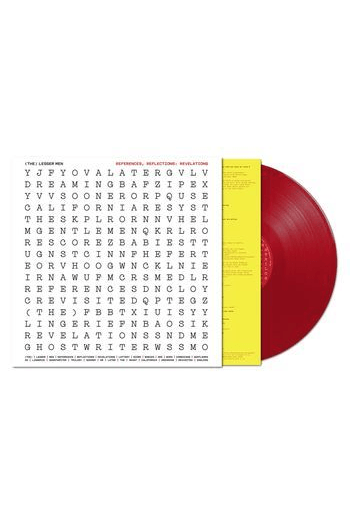 (The) Lesser Men - References, Reflections: Revelations - Solid Red Edition LP - omot
