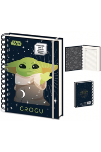 Pyramid Star Wars: The Mandalorian (Grogu) A5 Wiro Undated Diary Notebook