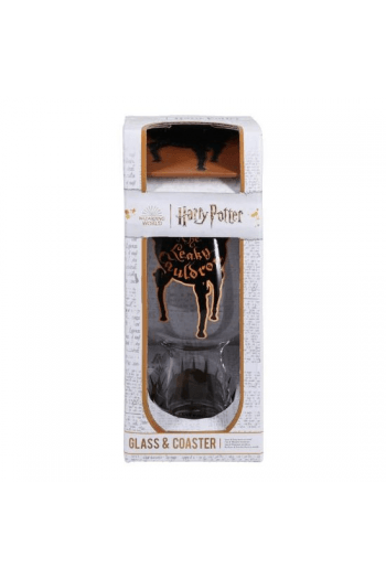 Paladone Leaky Cauldron Glass And Coaster Set - slika proizvoda