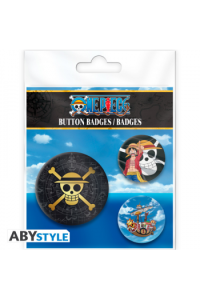 ONE PIECE - Badge Pack - Skull & Luffy - slika proizvoda