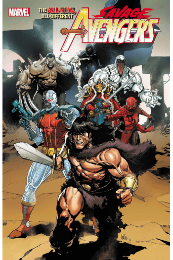 Savage Avengers Vol. 1: Time Is The Sharpest Edge (Strip) - naslovnica