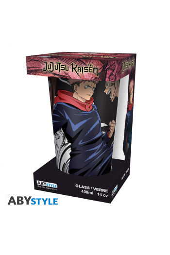 Jujutsu Kaisen - Large Glass - 400ml - Itadori Vs Sukuna - - slika proizvoda