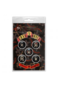Guns N Roses - Appettite for Destruction bedževi set