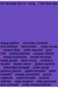 Its Alreday the Morning of the Last Day