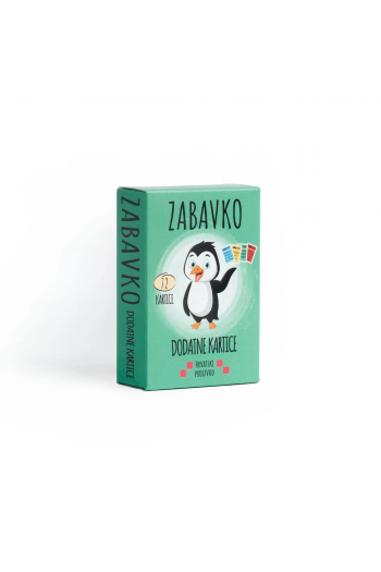 Dodatne kartice za društvenu igru Zabavko - slika proizvoda