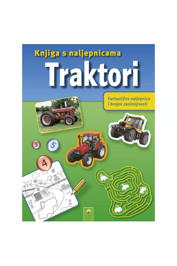 Traktori - knjiga s naljepnicama - naslovnica