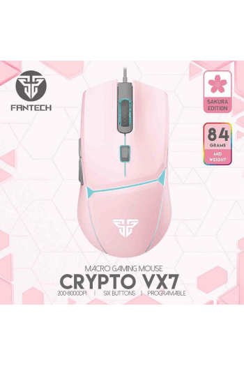 Miš Gaming žični Fantech 8000 DPI Crypto VX7 Sakura Edition rozi - slika proizvoda